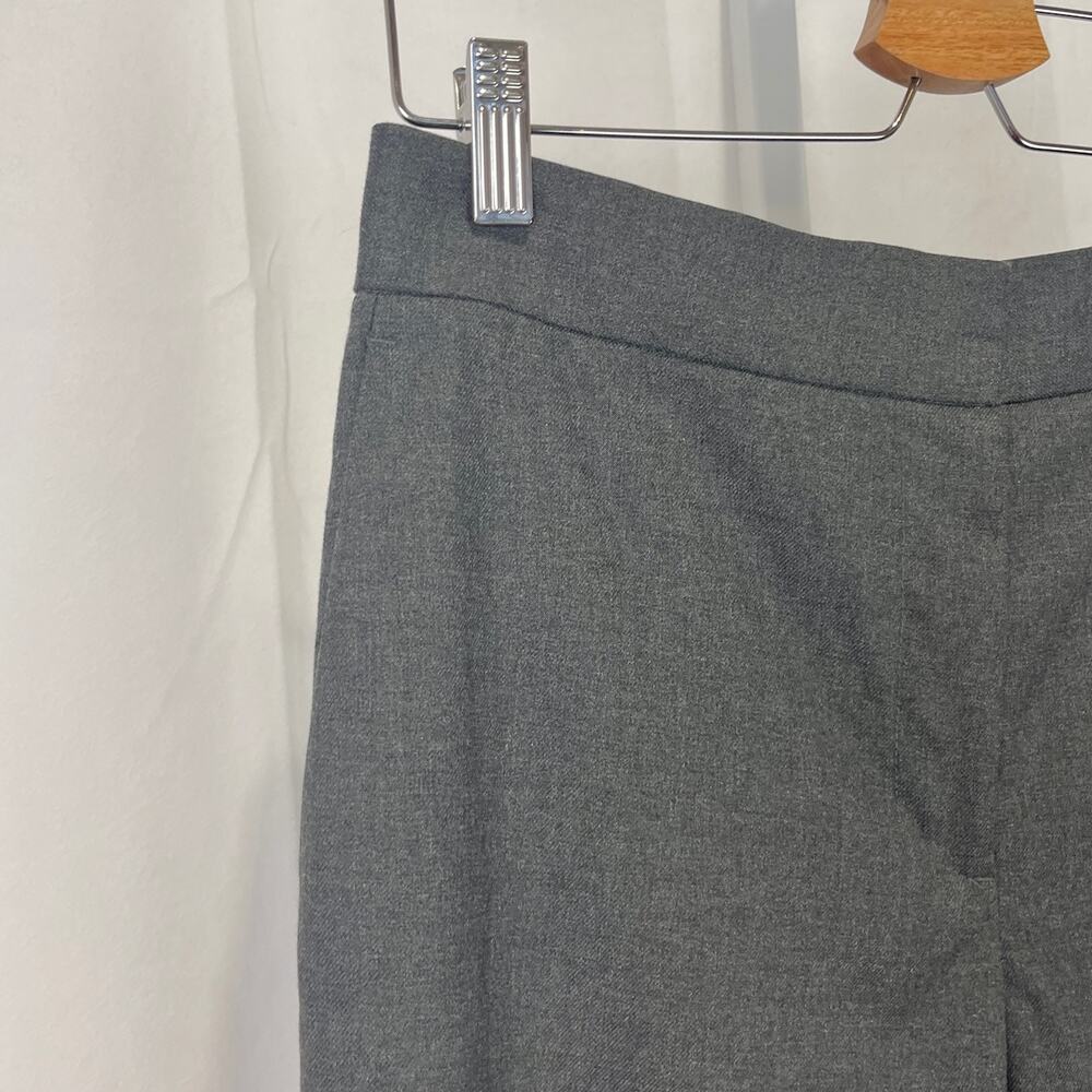 ANN TAYLOR Ankle Pants Bi Stretch High Rise Flat Front Zip Fly Heather Gray 6 - Picture 5 of 10